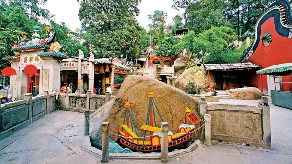 妈阁庙全景及周边环境